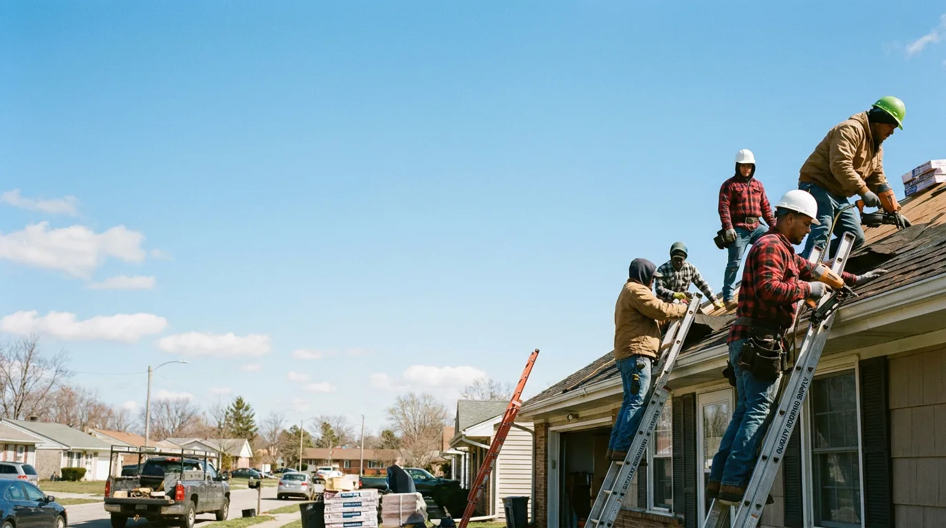 Roofing in Powderly, TX near me